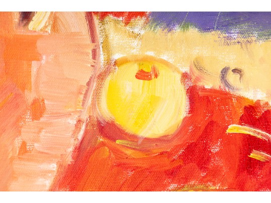 Hannah Cole Buie (American, B. 1955) Oil On Canvas Still Life Painting