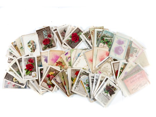 Collection Of Vintage Written Postcards
