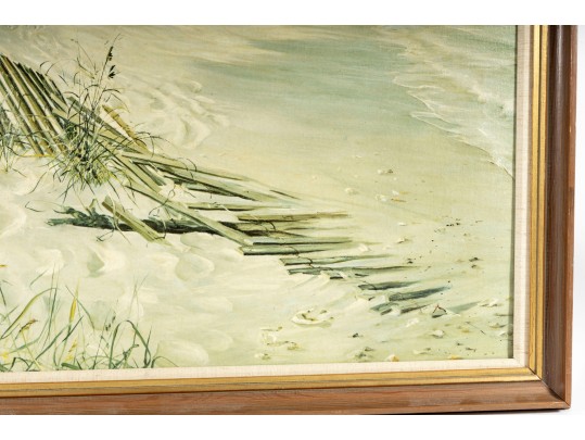 Carolyn Blish (American, B. 1928) Original Oil On Canvas Landscape