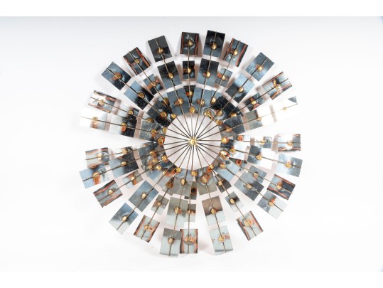 Brutalist Copper Plate Wall Decor