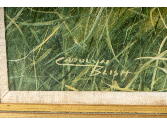 Carolyn Blish (American, B. 1928) Original Oil On Canvas Landscape