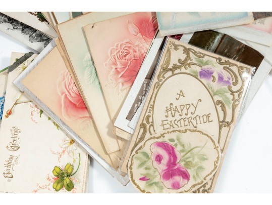 Collection Of Vintage Written Postcards