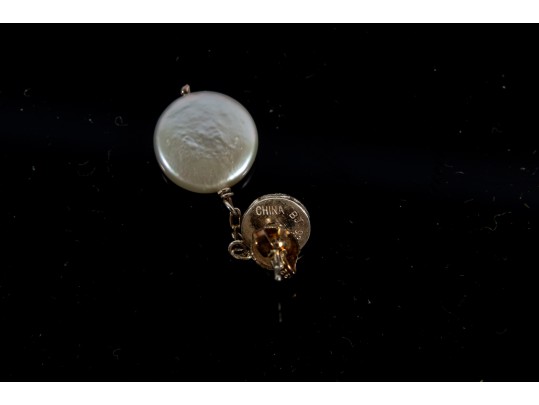 Coin Pearl Necklace, Bracelet, Earrings And Ring Set