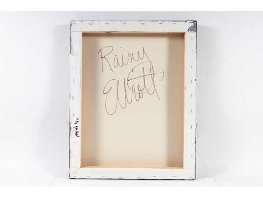 Rainy Elliott Original Acrylic On Canvas Portrait