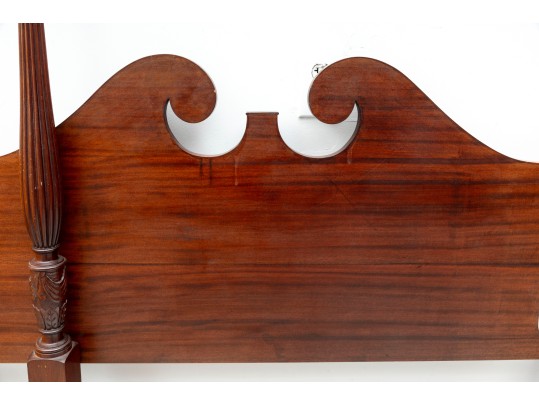 1940's Mahogany Twin Size Poster Bed