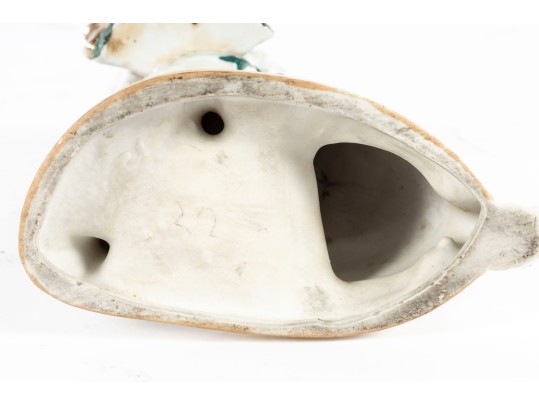 Antique German Porcelain Mantel Dog