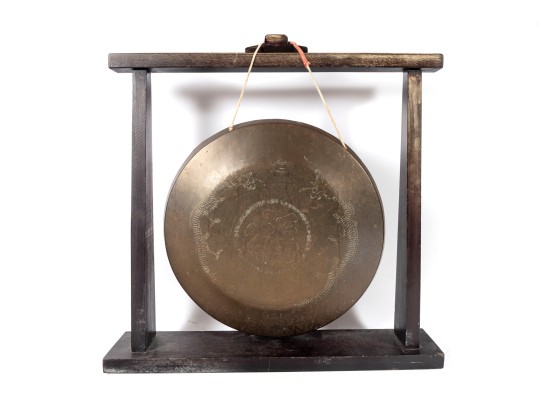 Chinese Suspended Bronze Gong