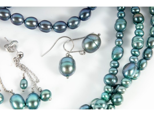 Green/Blue Pearl Fashion Accessories