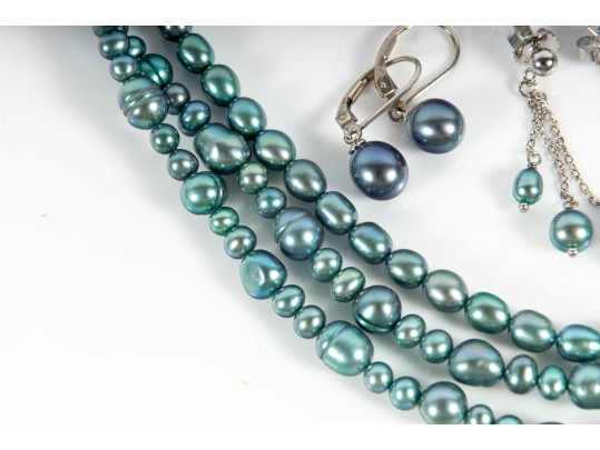 Green/Blue Pearl Fashion Accessories