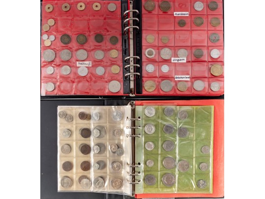 Mixed World Coin Albums