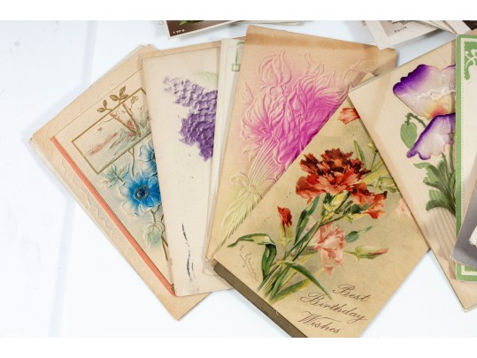 Collection Of Vintage Written Postcards