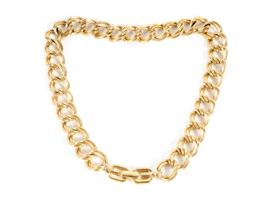 Givenchy Gold-tone Chain Link Necklace