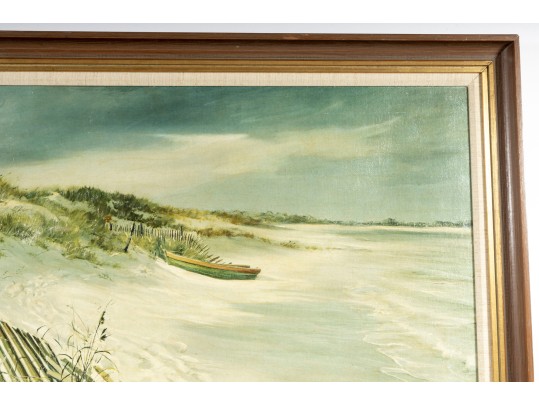 Carolyn Blish (American, B. 1928) Original Oil On Canvas Landscape