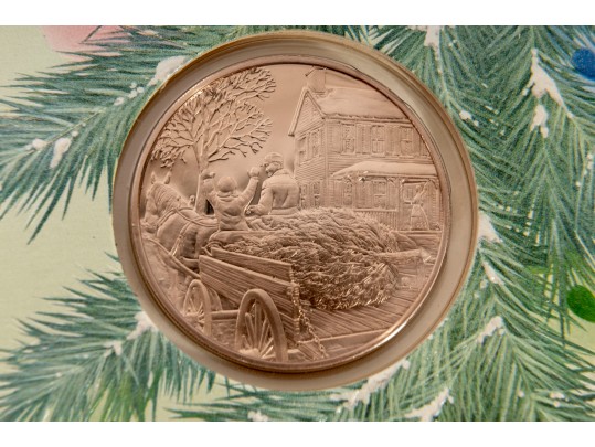 Frankin Mint Holiday Card Coins (9 Count)