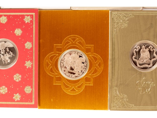 Frankin Mint Holiday Card Coins (9 Count)