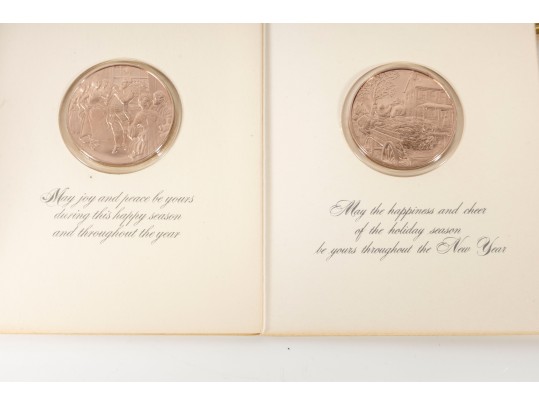 Frankin Mint Holiday Card Coins (9 Count)