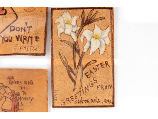 20th Century Leather Postcards