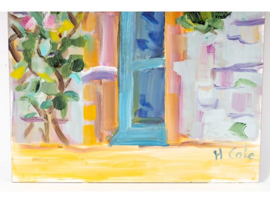 Hannah Cole Buie (American, B. 1955) Oil On Board Still Life Painting