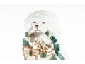 Antique German Porcelain Mantel Dog
