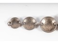 1940's Australian Silver Coin Trench Art Endearment Bracelet
