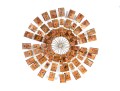 Brutalist Copper Plate Wall Decor