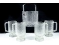 Indiana Glass Mugs & Hoya Japan Ice Bucket