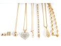 Mixed Swarovski Crystal Gold-plated Jewelry 