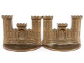 Heavy Brass Castle Bookends