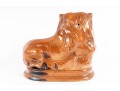 19th Century Staffordshire Earthenware Lion