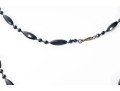 Black Beaded Onyx Antique Necklace