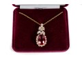 Camrose & Kross Jacqueline Kennedy Line Simulated Ruby Necklace