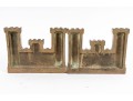 Heavy Brass Castle Bookends