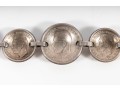 1940's Australian Silver Coin Trench Art Endearment Bracelet