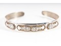 950 Silver Tribal Cuff Bangle