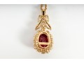 Camrose & Kross Jacqueline Kennedy Line Simulated Ruby Necklace