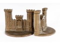 Heavy Brass Castle Bookends