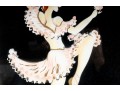 Vintage Signed Art Deco Ballerina Art