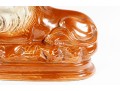 19th Century Staffordshire Earthenware Lion