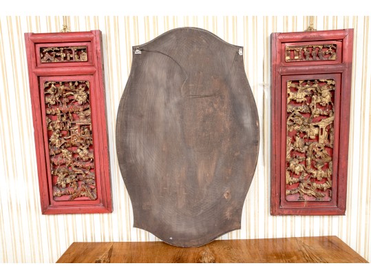 Wonderfully Shaped Vintage Gilt Framed Mirror