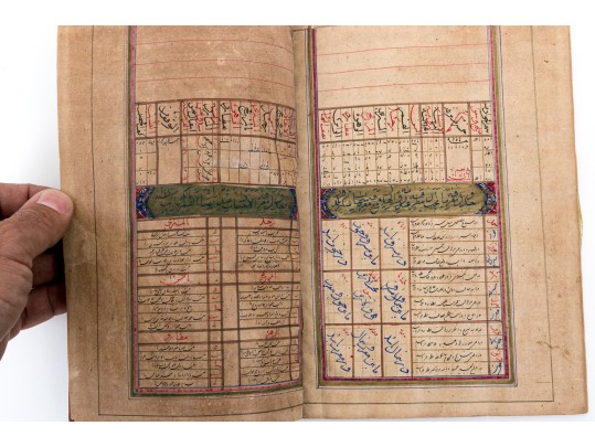 Antique Illuminated Persian Manuscript/Ledger