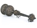 Antique Persian Silver Filigree Rose Water Bottle, 6.745 Troy Ozs. 