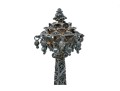 Antique Persian Silver Filigree Rose Water Bottle, 6.745 Troy Ozs. 