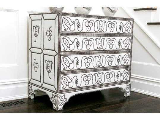 Formations Dutch Leather Chest With Nailhead Detailing