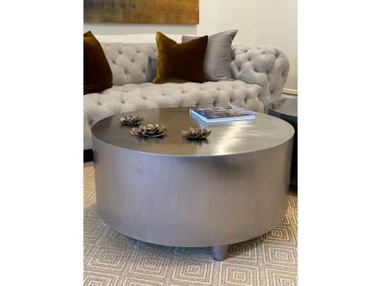 Very Fabulous Lynne Scalo Velvet Tufted Italian Sofa 