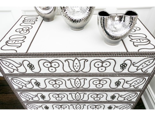 Formations Dutch Leather Chest With Nailhead Detailing