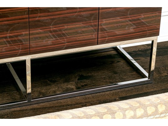 Stunning Eric Brand 10' Long Glamourous Lacquered Credenza 