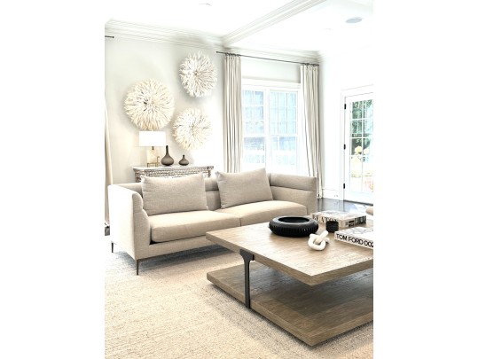 Milo Baughman By Thayer Coggin Channel Back Sofa