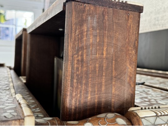 Gorgeous Marble Top Mother Pearl Accent Chest