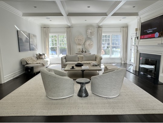 Very Large Custom Carpet In Neutral Tones 19 X 13