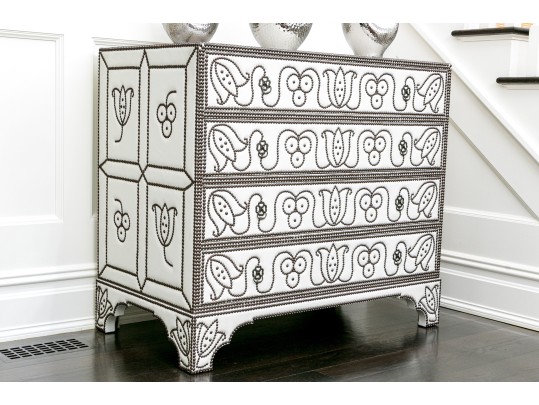 Formations Dutch Leather Chest With Nailhead Detailing